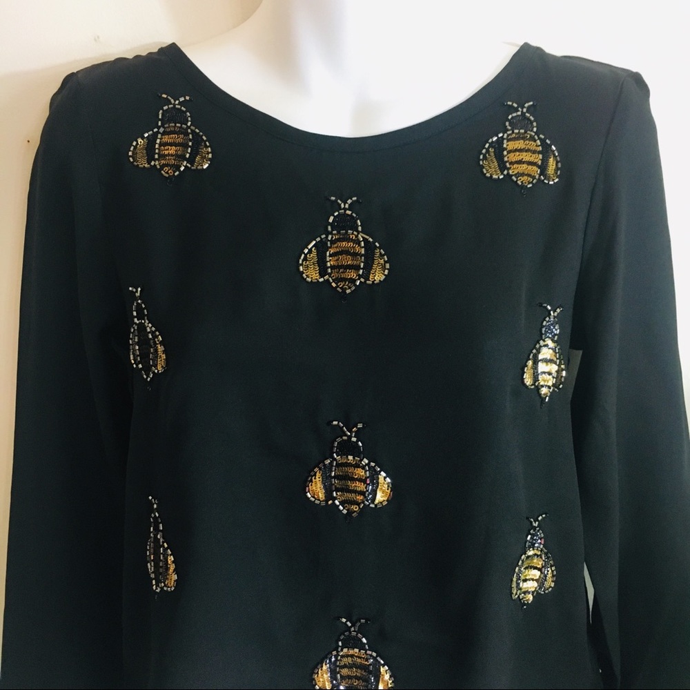 Queen Bee Sequin Blouse